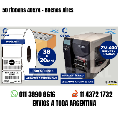 50 ribbons 40x74 - Buenos Aires