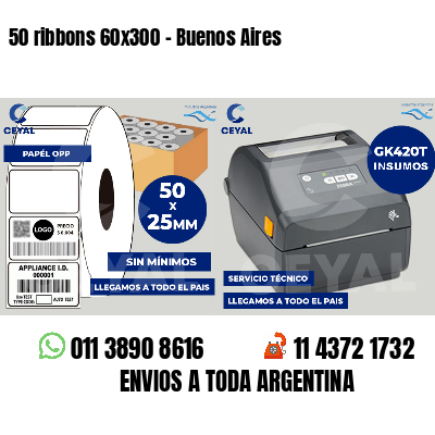 50 ribbons 60x300 - Buenos Aires