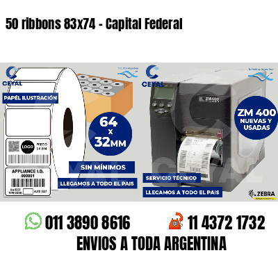 50 ribbons 83x74 - Capital Federal
