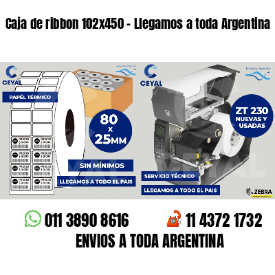 Caja de ribbon 102x450 - Llegamos a toda Argentina
