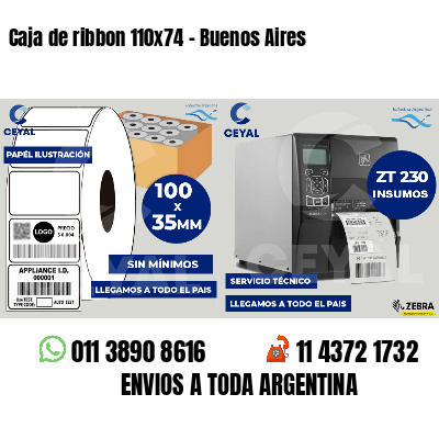 Caja de ribbon 110x74 - Buenos Aires