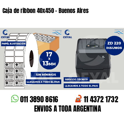 Caja de ribbon 40x450 - Buenos Aires