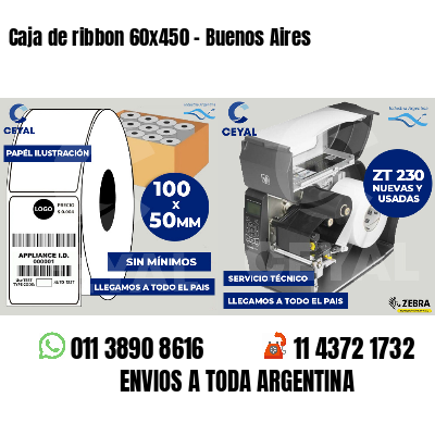 Caja de ribbon 60x450 - Buenos Aires