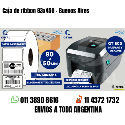Caja de ribbon 83x450 - Buenos Aires