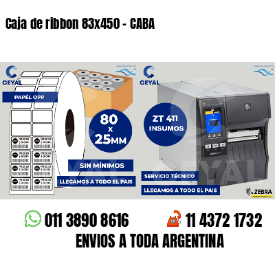 Caja de ribbon 83x450 - CABA