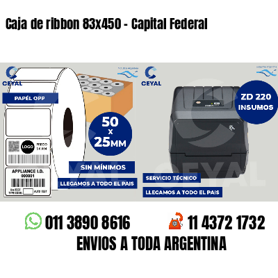 Caja de ribbon 83x450 - Capital Federal