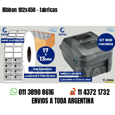 Ribbon 102x450 - fabricas