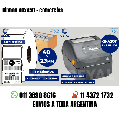 Ribbon 40x450 - comercios