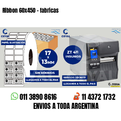Ribbon 60x450 - fabricas