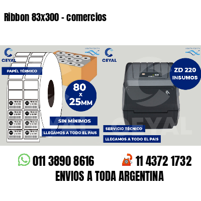 Ribbon 83x300 - comercios
