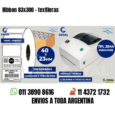 Ribbon 83x300 - textileras
