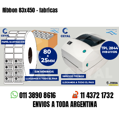 Ribbon 83x450 - fabricas