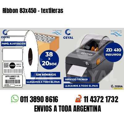 Ribbon 83x450 - textileras