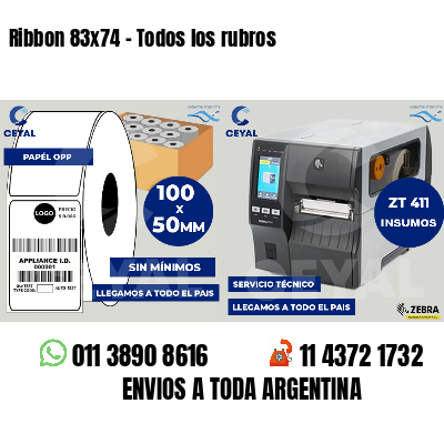 Ribbon 83x74 - Todos los rubros