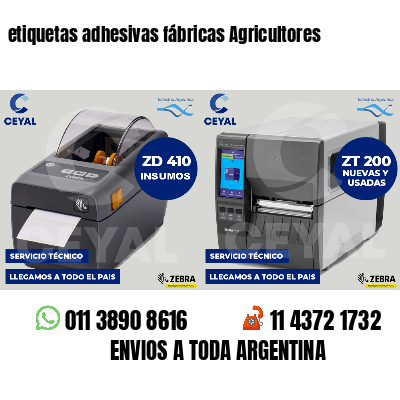etiquetas adhesivas fábricas Agricultores
