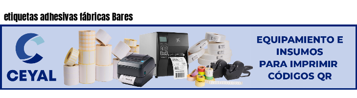etiquetas adhesivas fábricas Bares