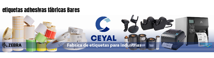etiquetas adhesivas fábricas Bares