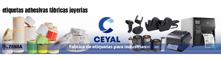 etiquetas adhesivas fábricas joyerias