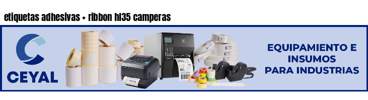 etiquetas adhesivas   ribbon hl35 camperas