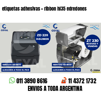 etiquetas adhesivas   ribbon hl35 edredones