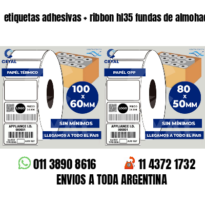 etiquetas adhesivas   ribbon hl35 fundas de almohadas