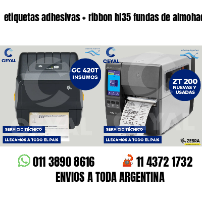 etiquetas adhesivas   ribbon hl35 fundas de almohadas