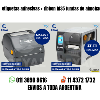 etiquetas adhesivas   ribbon hl35 fundas de almohadas