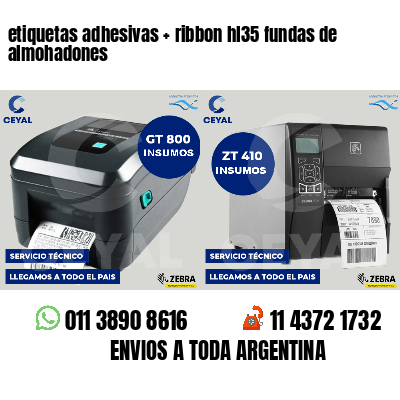 etiquetas adhesivas   ribbon hl35 fundas de almohadones