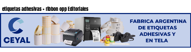 etiquetas adhesivas   ribbon opp Editoriales