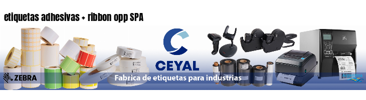 etiquetas adhesivas   ribbon opp SPA