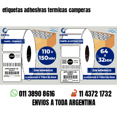 etiquetas adhesivas termicas camperas
