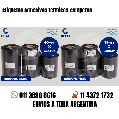 etiquetas adhesivas termicas camperas