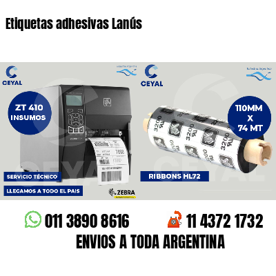 Etiquetas adhesivas Lanús