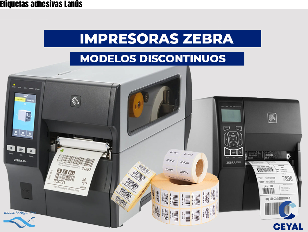 Etiquetas adhesivas Lanús
