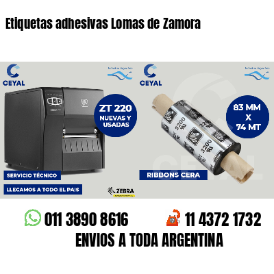 Etiquetas adhesivas Lomas de Zamora