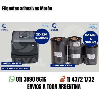 Etiquetas adhesivas Morón