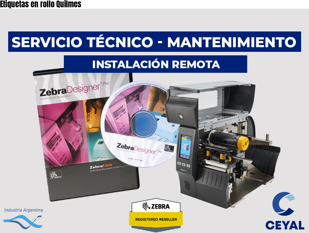 Etiquetas en rollo Quilmes