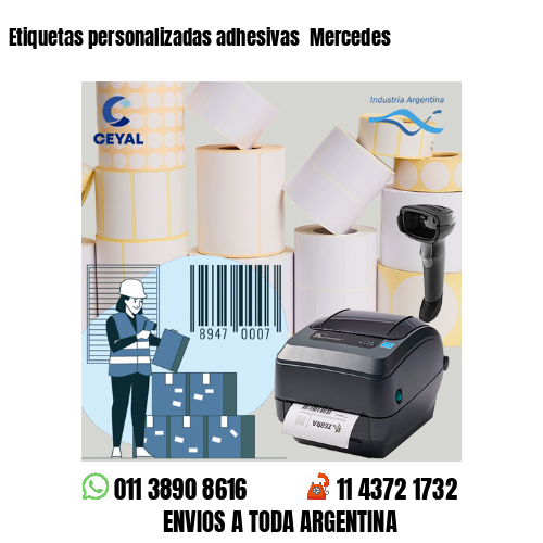 Etiquetas personalizadas adhesivas  Mercedes