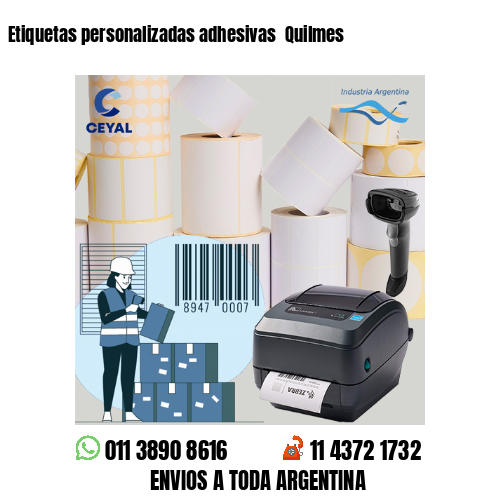Etiquetas personalizadas adhesivas  Quilmes