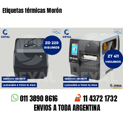 Etiquetas térmicas Morón