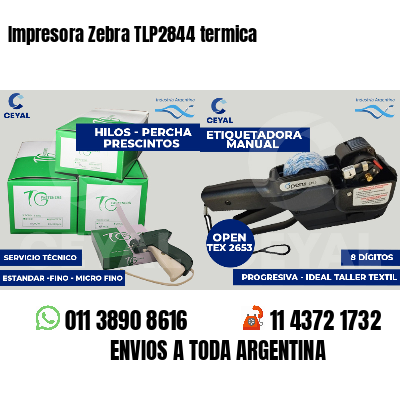 Impresora Zebra TLP2844 termica