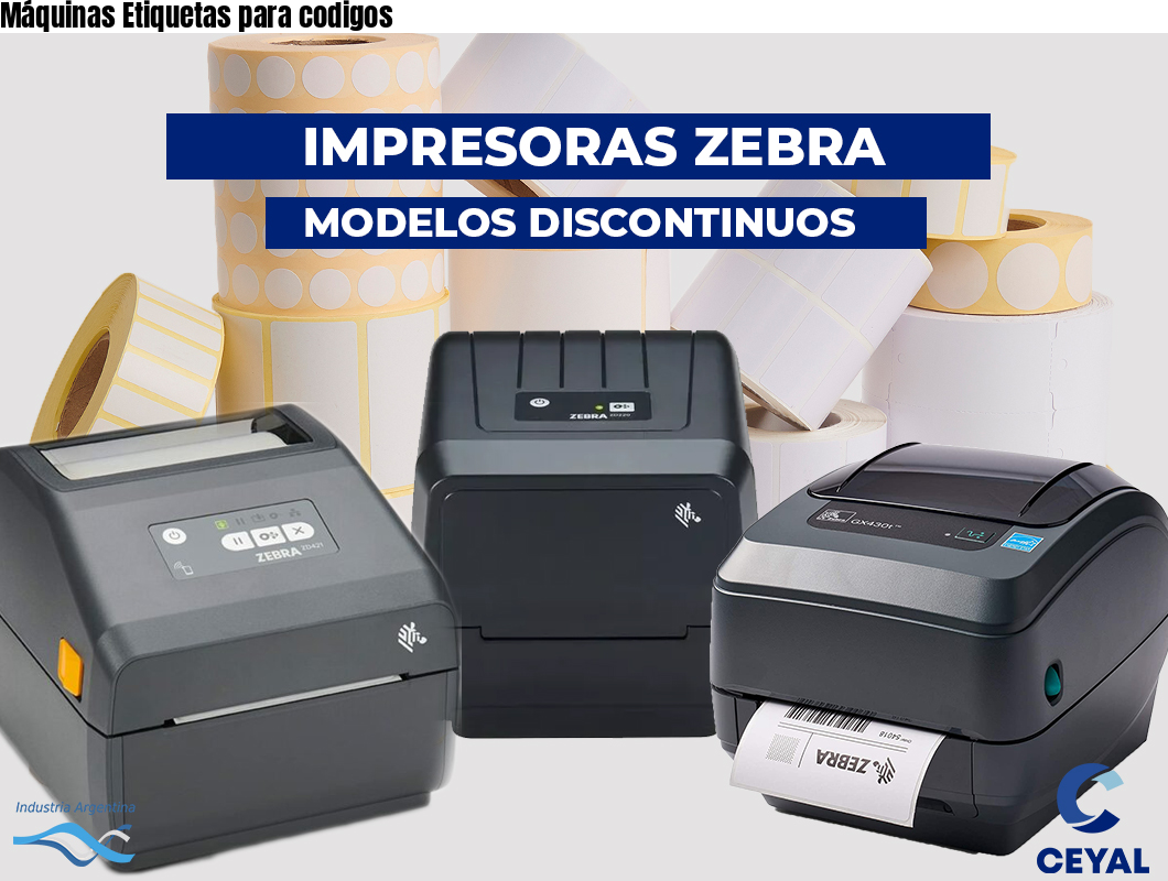 Máquinas Etiquetas para codigos