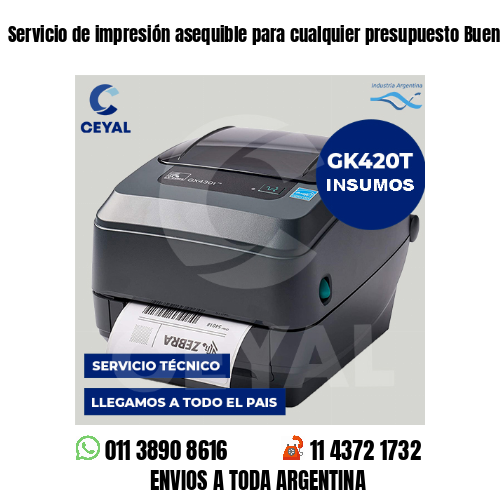 Servicio de impresión asequible para cualquier presupuesto Buenos Aires