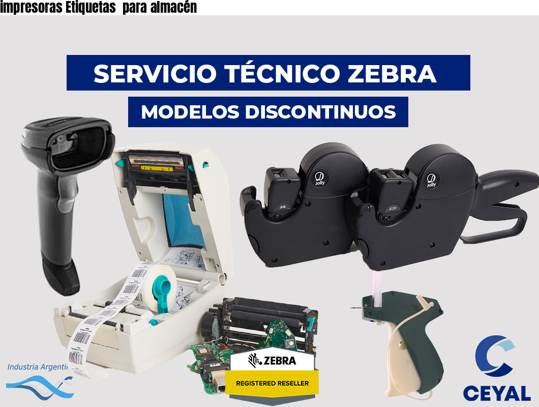 impresoras Etiquetas  para almacén