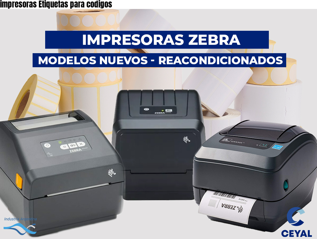 impresoras Etiquetas para codigos