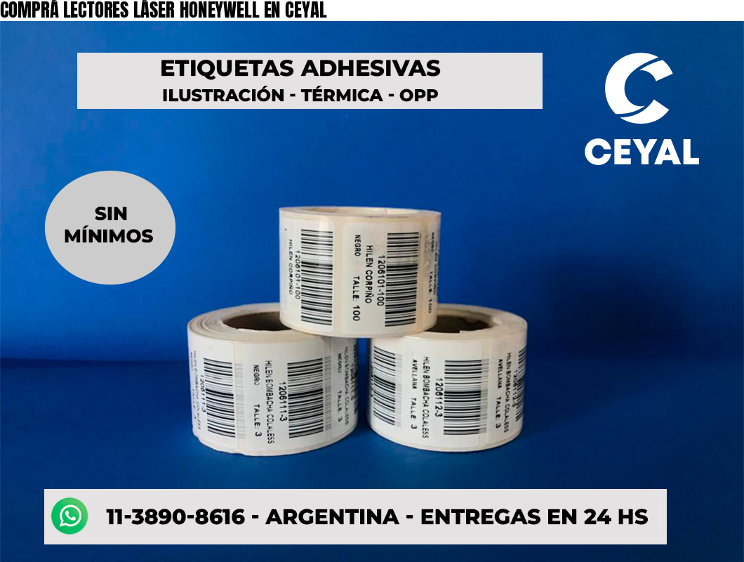COMPRÁ LECTORES LÁSER HONEYWELL EN CEYAL