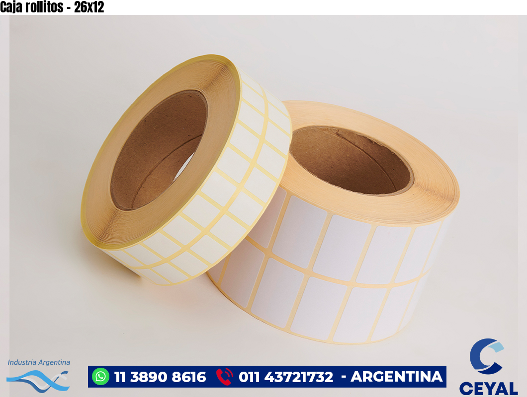Caja rollitos - 26x12