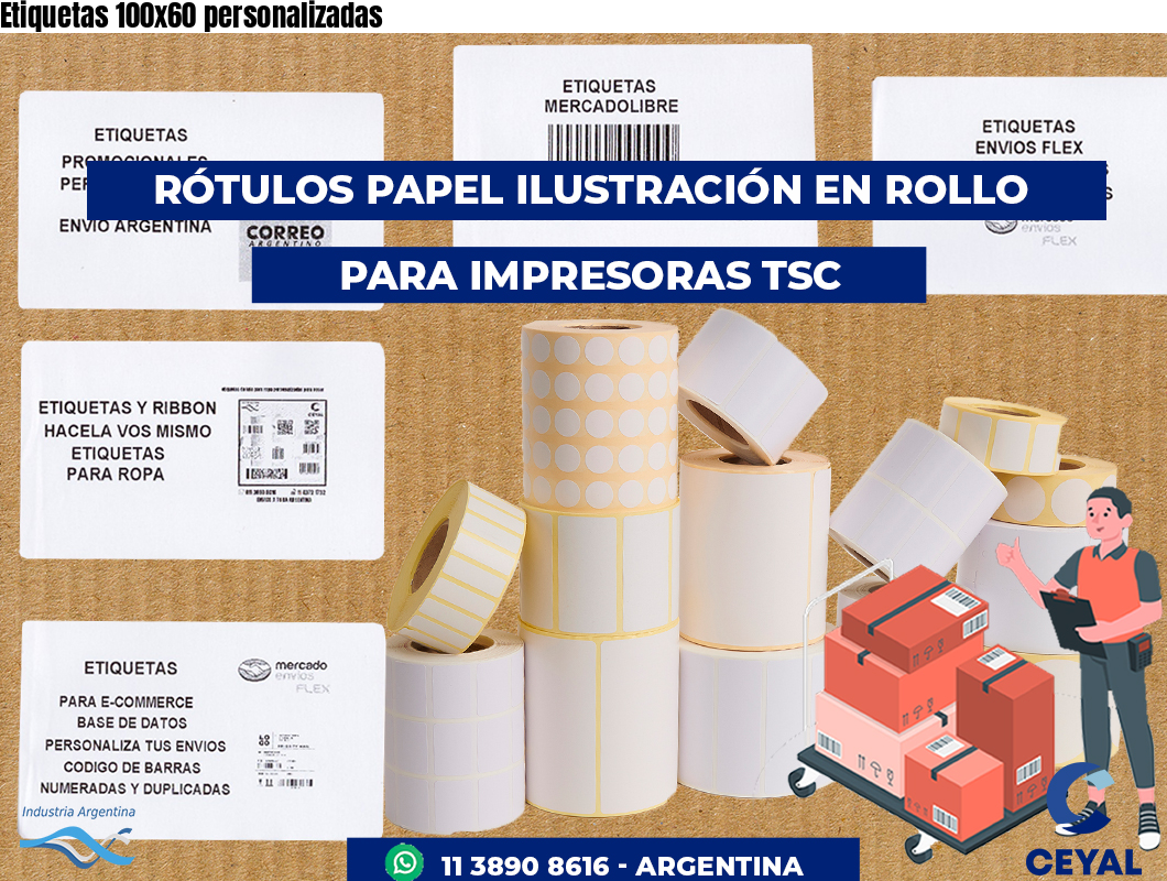 Etiquetas 100x60 personalizadas