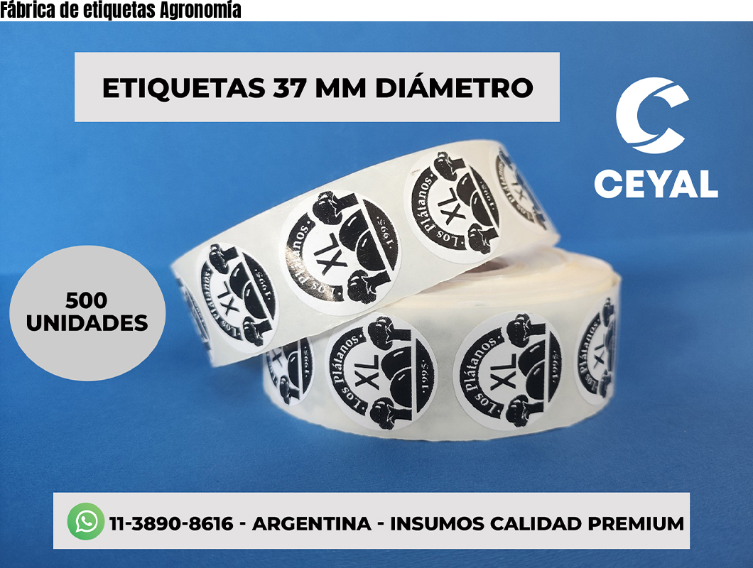 Fábrica de etiquetas Agronomía