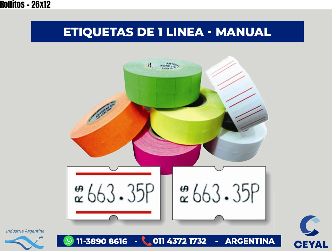Rollitos - 26x12